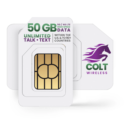 Colt Wireless Plans - All Plans Come With Unlimited Talk Text and Data Within the U.S. and to 90+ Countries
